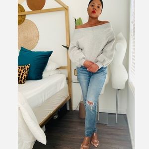 H&M Bardot (Off Shoulder) Sweatshirt